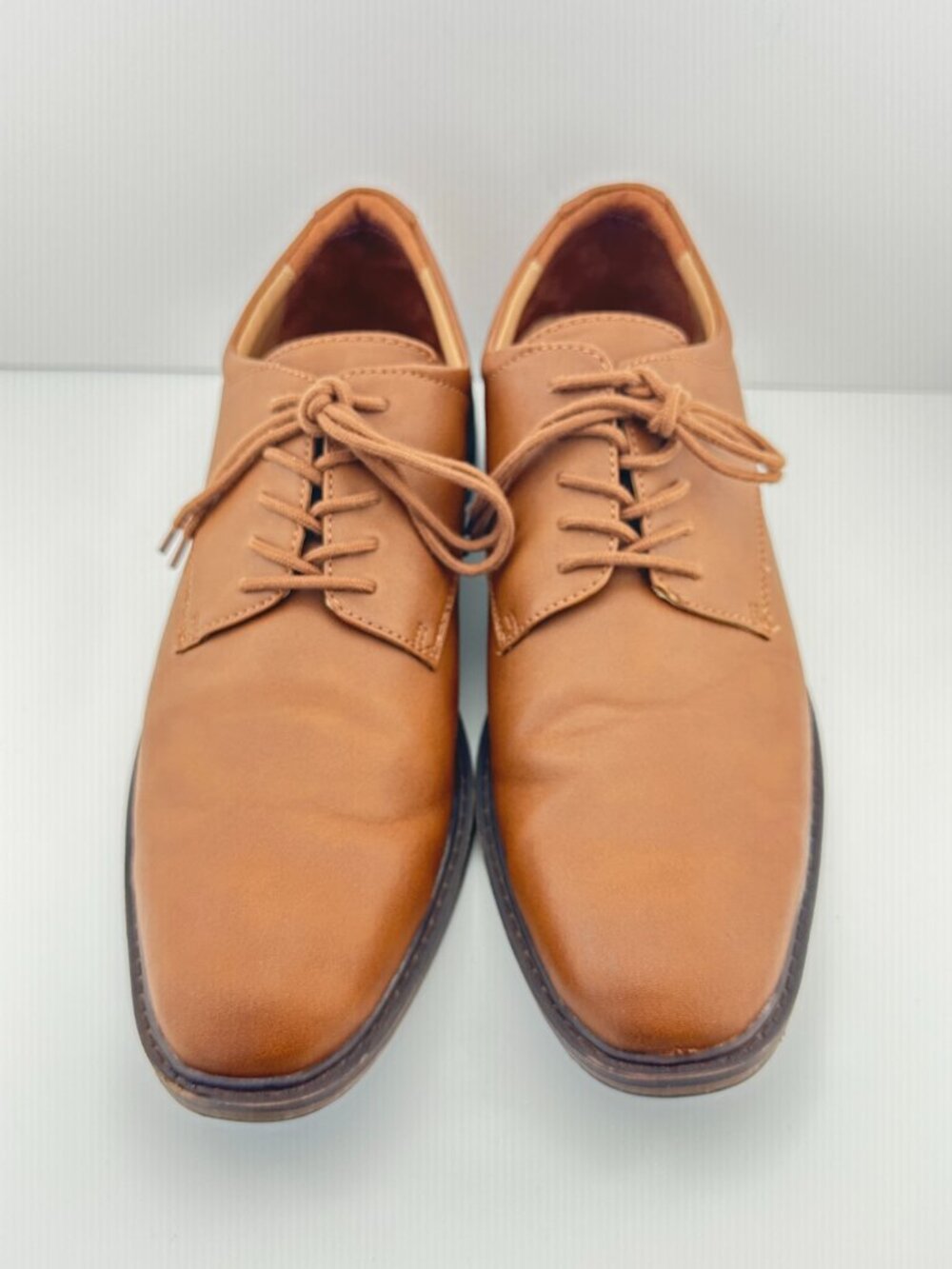 GOODFELLOW & CO MEN'S LEO OXFORD DRESS SHOES IN BROWN, SIZE 12